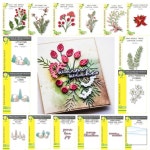 홀리 베리 리틀 홈 캐빈 레터 금속 커팅 다이 데코레이팅 스크랩북 기프트 카드 앨범 공예 크리스마스 1. H2742-dies : 유라이프몰24호점