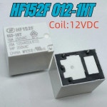 1개/로트 HF152F 005-1HT(610)(555) 012-1HS 012-1HT 024-1HST (22FA-5V/12V/24V-16A/17A) 릴레이 4핀 : 백이십사플렉스