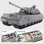 독일 차 세계 대전 마우스 무거운 탱크 빌딩 블록 군사 모델 생일 선물 1. tank : 유라이프몰14호점