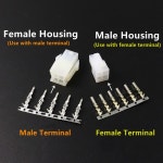 커넥터 5557 R 5559 P 용 2MM 핀 압착 4 커넥터용 금속 개/로트 단자 10 Female Ter nal : 포레공방