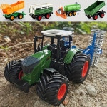 1:24 스케일 농장 트랙터 관성 기능 탑재 야외 놀이 및 휴일 선물용으로 자유롭게 액세서리 조합 가능 : 성원엠알오