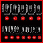 240개 아몬드 모양 클리어 무광 부드러운 인조 손톱 팁, 가정용 DIY 네일 살롱 매니큐어용 연장 : 트렌드홈