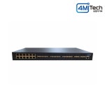 포엠아이텍 4MI-G2814TFM L2 10G 스위칭허브 UTP 12포트 SFP 28포트 : ANIS