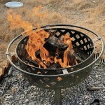 원형 화롯대 캠핑 화로 전원주택 불멍 마당 구이 화로대 숯불 야외 : 사계절오픈마켓