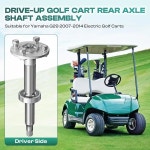 리어 액슬 샤프트 어셈블리, 쇼트 드라이버 사이드 피팅 야마하 G29 2007-2014 전기 카트, OEM JW2-G6520-01-00, JW2-G6511- : 시그니처도도