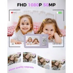 GCORDER 새로운 디지털 카메라 50MP FHD 1080P 컴팩트 포인트 및 16배 : 에어로드몰