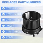 HVAC 히터 송풍기 모터 저항기 어셈블리 2008 2013 로그 2014 2015 셀렉트 2007 2012 센트라 AC 교체 전면 700253 973 58 : 와이에스직구.