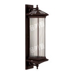 태양광 야외 벽부등 벽등 등기구 램프 조명 실외등 외부 인테리어  58cm 전기 - 커피 브라운 : 옹키몰