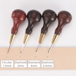 가죽 구멍 뚫는 도구 바느질 절단 수동 펀치 조각 수공예 1. B-1.5MM : 유라이프몰21호점