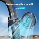 자동차 전동 팬 대형 트럭 굴삭기 지게차 운전실 수정 24V 강력 무소음 12볼트 : 미주투스