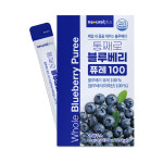 내츄럴플러스 차태현 통째로 블루베리 퓨레 100 안토시아닌 스틱 15포, 1개 : 내츄럴플러스