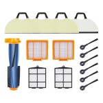 샤크 RV2400WD RV2402WD AV2610WA AV2630WA RV2400WS UR2450WD 매트릭스 2-in-1 로봇 청소기 교체 부품 15팩 : 에스엠마케팅