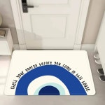 슬로건 그래픽 미끄럼 방지 도어 매트 내구성 환영 실내 옥외 입구 주방 침실 카펫 저항 1. wyl-25044208-dd : 바이몰5호점