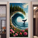 판타지 파도와 꽃 그림 페인팅 크로스 드릴 모자이크 컬렉션 홈 장식 1. J4531-1 : 바이몰23호점