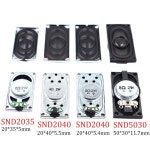 2PCS 노트북 스피커 혼 2W 8R 4R 4020 라우드 4 8 옴 2와트 4/8R 20x35x5MM 20x40x5.4MM 50x30x11.7MM : 레이비