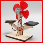 DIY 과학 실험 태양 팬 장난감 발전 기술 소형 메이커 증기 및 교육 도구 선물 : 더브라이트홈