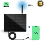 태양광 패널 LoRa 노드 배터리 포함 실외 방수 Heltec 868Mhz 메쉬스틱 원격 농장 목장 데이터 전송용 : 레인보우요