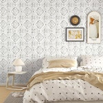 TILTIL 스틱 벽지 보헤미안 43 캐비닛 침실 비닐 500 종이 베이지 17 197인 17 3 x 78 8 : 오늘도 탐나