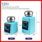 MECHANIC TZ01 100ML 정전기 방지 알코올 병 휴대 전화 마더 보드 청소를위한 편리한 한 손   작업 : 더토이박스