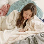 착한연구소 무지블랭킷 극세사 담요 200X230 특대형 밍크 이불 쇼파 여름 겨울 : 착한연구소