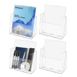 사하세아 브로셔 홀더 8.5 x 11, 매장 4팩 아크릴 전단지 홀더, 간판 부동산용 Acrylic 2Pack : 라쓰리니