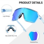 핫 스포츠 사이클링 안경 편광 선글라스 고글 하이킹 야외 승마 1. K335-QTC-1L-05 : 바이몰47호점