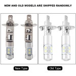 2x H1 6000K 슈퍼 화이트 3‑5W LED 안개등 전구 키트 운전등 자동차 : 크리온트