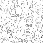 TILTIL 스틱 벽지 흑백 침실용 접촉 용지 접착 종이 탈착식 43 500 197인치  17 3 x 197 : 오늘도 탐나