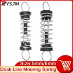 1pc 도크 라인 계류 스프링 6mm 5mm 스프링 침묵 음소거 앵커 스프링 선박 선박  H0172 5MM : 포티나인즈 랩