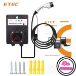ETEC 월박스 충전기 단일 및 3 상 마운트 스테이션 소켓 RCMU RFID 벽 타입 2 : 베스트77스토어2