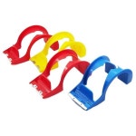 ABS 접착 테이프 디펜서 커터, 심플 박스 씰링 기계, 금속 거치대 장치, 무작위 색상, 1PC, 48mm : 더리빙마스터