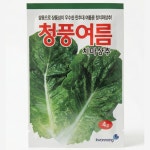 청풍여름 치마상추 4g 쌈용 주말농장 여름용 쌈채소 청치마 권농종묘 : 농사랑비료랑