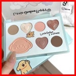 리틀 온딘 아이섀도우 블러쉬 하이라이터 컨투어 메이크업 팔레트 볼 올인원 브론저 쉬머 화장품 세트 : 더블루락