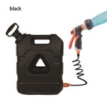 5.5갤런 캠핑 버킷 휴대용 물 저장 탱크 대용량 21L 샤워기 포함 에어 펌프 상자 : Areutemiseuseu