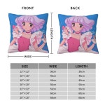 마미 일본 애니메이션 광장 베개 커버 쿠션 지퍼 장식 컴포트 베강아지 침실 1. As show : 한겨리샵16호점