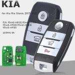 KEYECU 기아 리오 스토닉 2017 스마트 원격 키, 433MHz 8A 포브, 95440-H8100,95440-H0100, 95440-H9000,95440-H8000,95440 : 벨로시안