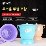 요강 간이 소변기 이동 접이식 이동식 회색블루 이동식좌변기 목욕의자 캠핑용 소형 차박 1 스몰 사이즈 라이트 퍼플 4L 에는 브러 : 옷장속모아