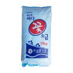 한주 꽃소금 20kg 구운 과정 없는 (바삭한주꽃소금 대체) 국산 정제소금 재제소금 재제염 대용량 구매 가능 : 국산천일염유통법인