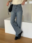 더무 봄신상 아임히어 일자 청바지 : 더무