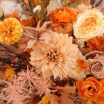 H8959 가을 커피 모란 오렌지 과일 웨딩 배경 걸이 꽃 장식 테이블 센터피스 바닥 사진 소품 : 그리다상사