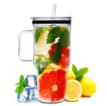 플렉스 대용량 대형 유리텀블러 1L 1리터 (40온스) : 플렉스 소호