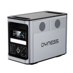 DYNES 휴대용 발전소, 1536Wh LiFePO4 배터리 1800W 태양광 발전기, 가정용 백업용 고속 충전, 야외 캠핑 및 RV(태양광 패널 옵션)... 