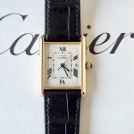 까르띠에 머스트탱크 XL 남성용 2413 쿼츠시계 : WATCHMANIA