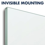 쿼텟 드라이 이레이즈 보드 39인치 22인치 유리 화이트 G3922IMW 와이드 50 W x 28 H : 플로우에디트