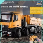 Huina 1538 RC 덤프 트럭 114 대형 26 채널 원격 제어 건설 장난감 굴삭기 소년 성인 스마스 : 미주투파