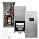 실내외 사용을 위한 Generac RXG16EZA3용 100암페어 자동 전송 스위치 교체, 필수 회로 백업을 통합 로드 센터가 있는 16개 회로, NEMA 3R... 