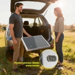 접이식 태양광 솔루션 집에서 캠핑으로의 전환 통합형 파워뱅크 차량 1. 1000W : 바이몰21호점