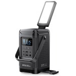 240W 휴대용 발전소 154Wh / 48000mAh, 100W USB-C PD(듀얼 웨이) LiFePO4 배터리 파워 뱅크 스테이션, LED가 장착된 7포트 태양광 발전기... 