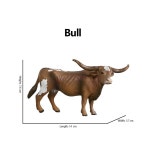 애니메이션 동물 피규어 액션 어린이 장난감 게임, 황소 송아지 앵거스 버팔로 농장 : 그리다상사