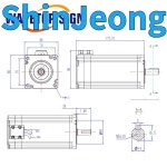 품질보장 JMC Nema34 12N.m 클로즈 루프 스테퍼 서보 모터 드라이버 3상 2000rpm 혼합 엔코더 키트 3HSS2208H+86J12156EC... 